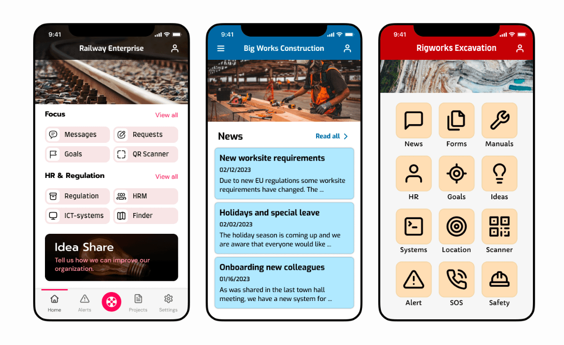 Ook voor bedrijven kun je apps maken om bedrijfsprocessen te ondersteunen
