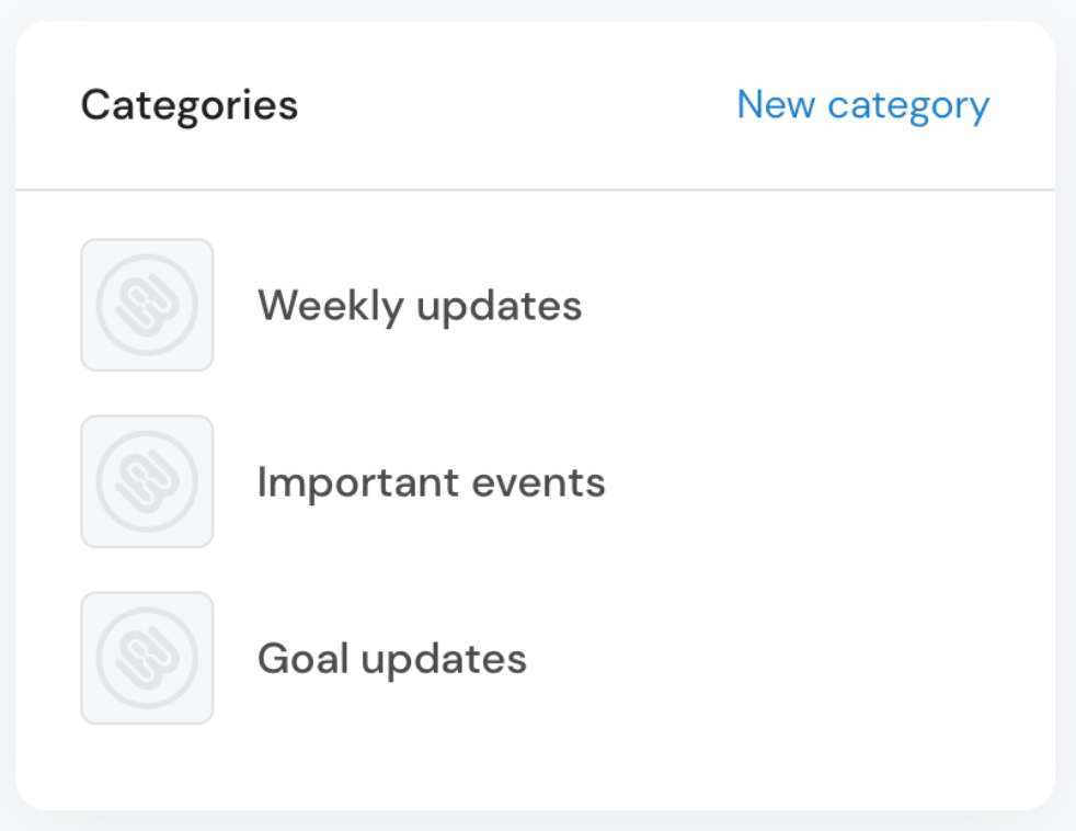 Define Push categories to personalize messages